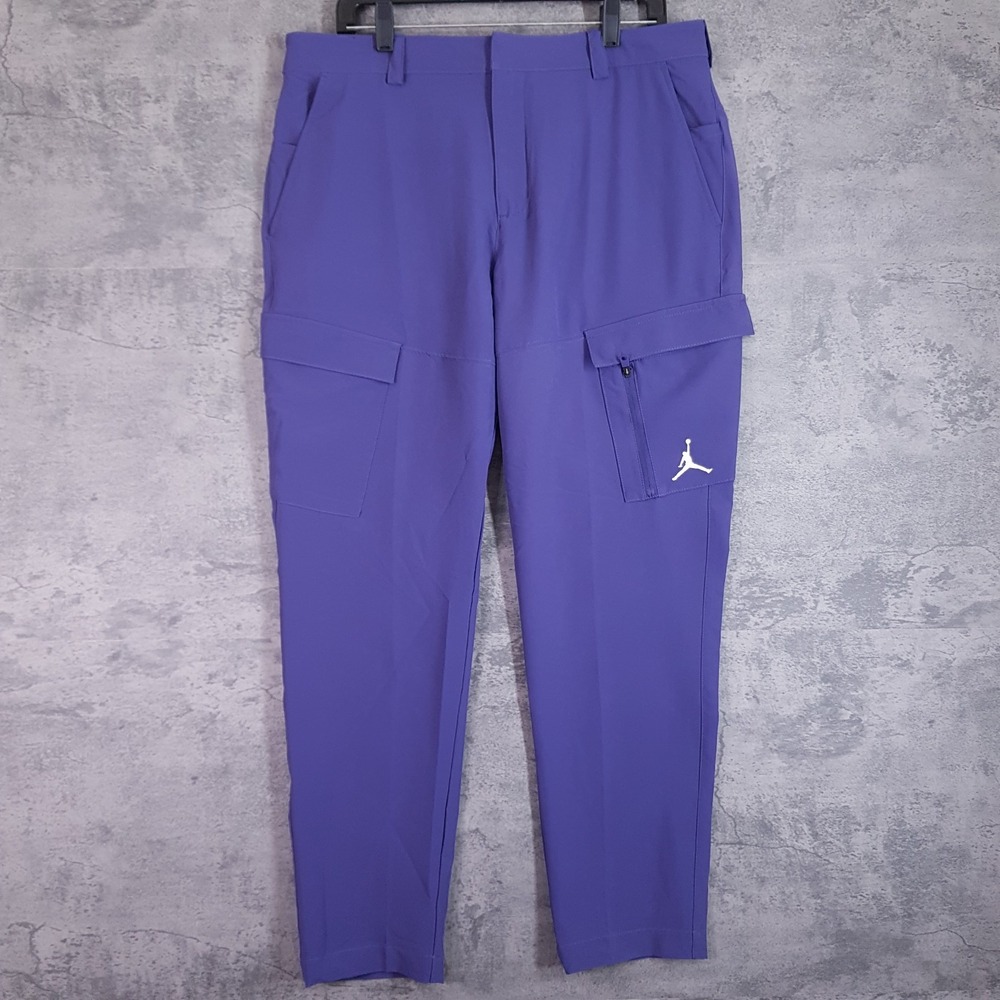 NIKE‎ Active Jordan Slim-Fit Golf Cargo Pants Mens Size 34x32 Purple